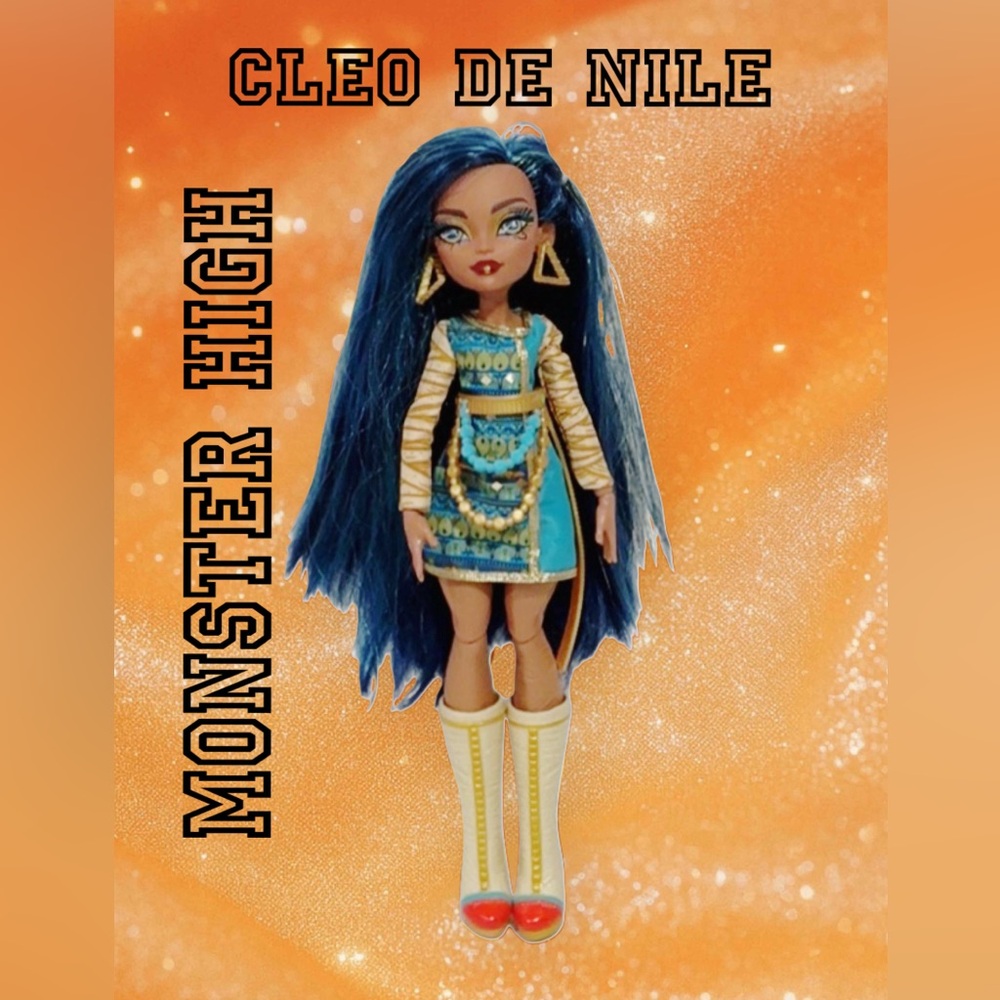 MATTEL Monster High Cleo De Nile 11” Posable Doll Generation 3 Version
